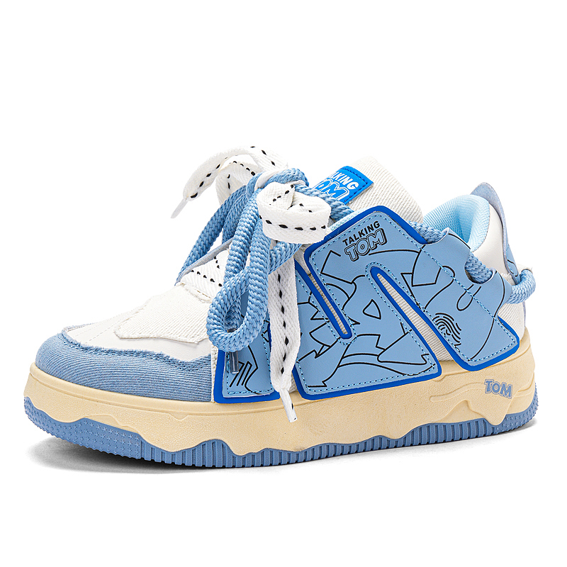 

Кроссовки TALKING TOM Vintage Basketball Shoes Unisex Low-top, цвет Walden Blue