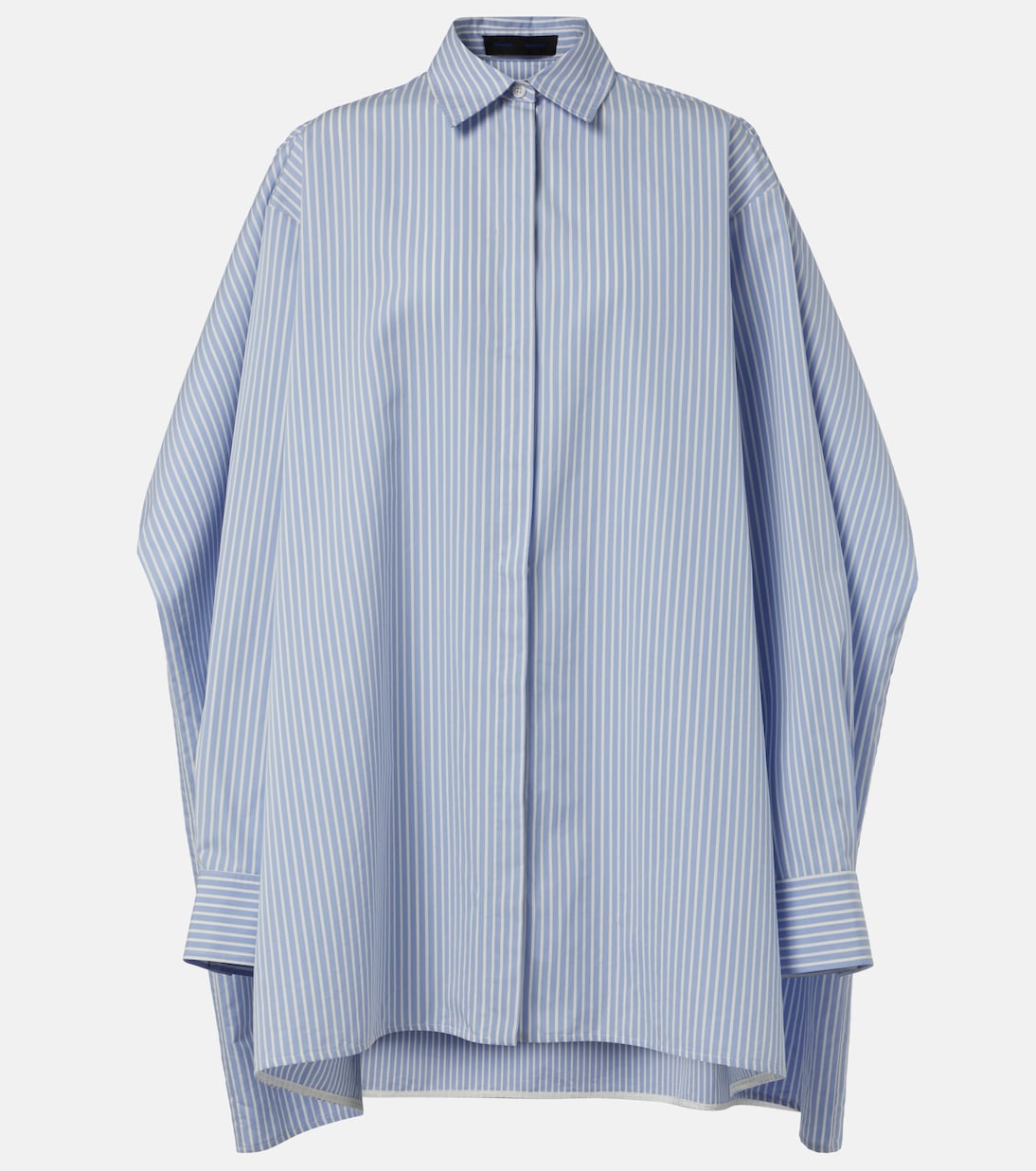 

Мини-платье Isla в полоску из хлопка и шелка Proenza Schouler, Pale Multi Blue