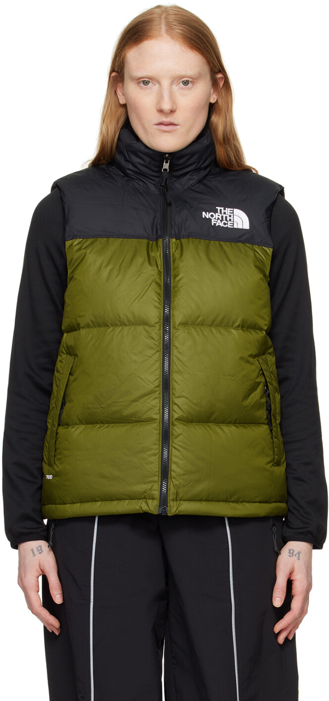 

Хаки Пуховый жилет Nuptse 1996 года в стиле ретро The North Face, цвет Forest olive