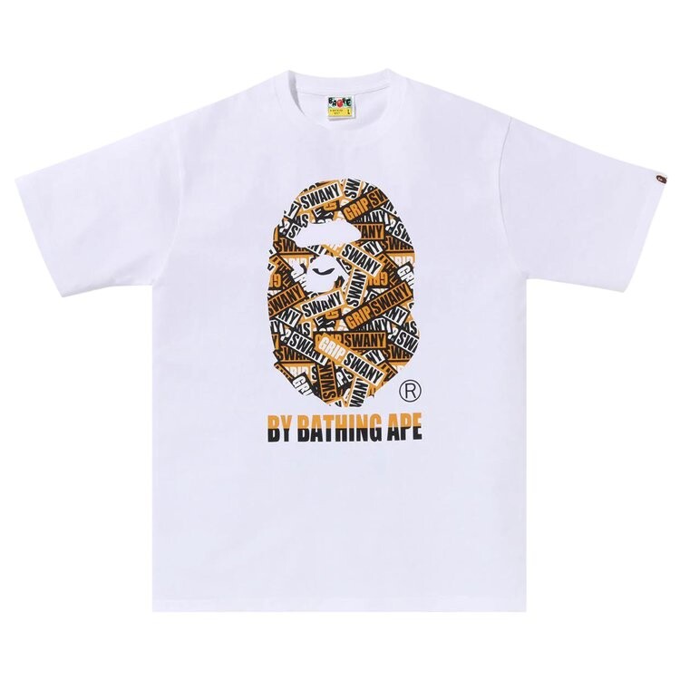 

Футболка BAPE x Grip Swany By Bathing Ape 'White', белый