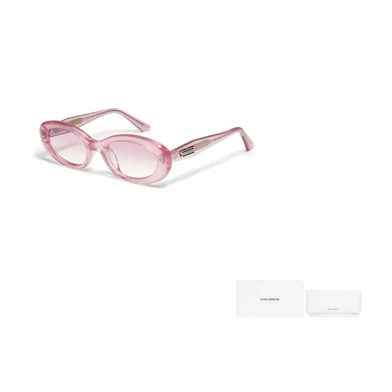 

GENTLE MONSTER Прозрачные овальные солнцезащитные очки, Pink