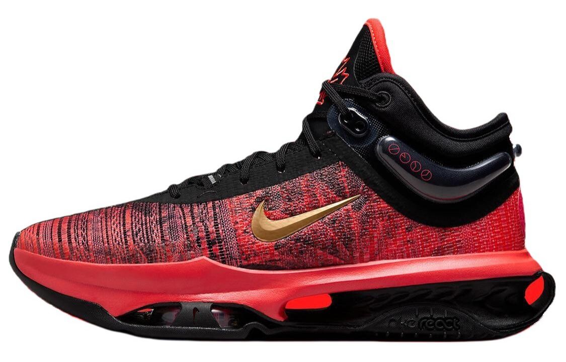 

Кроссовки Nike GT Jump 2 Shaedon Sharpe PE Canadian Roots, красный/черный
