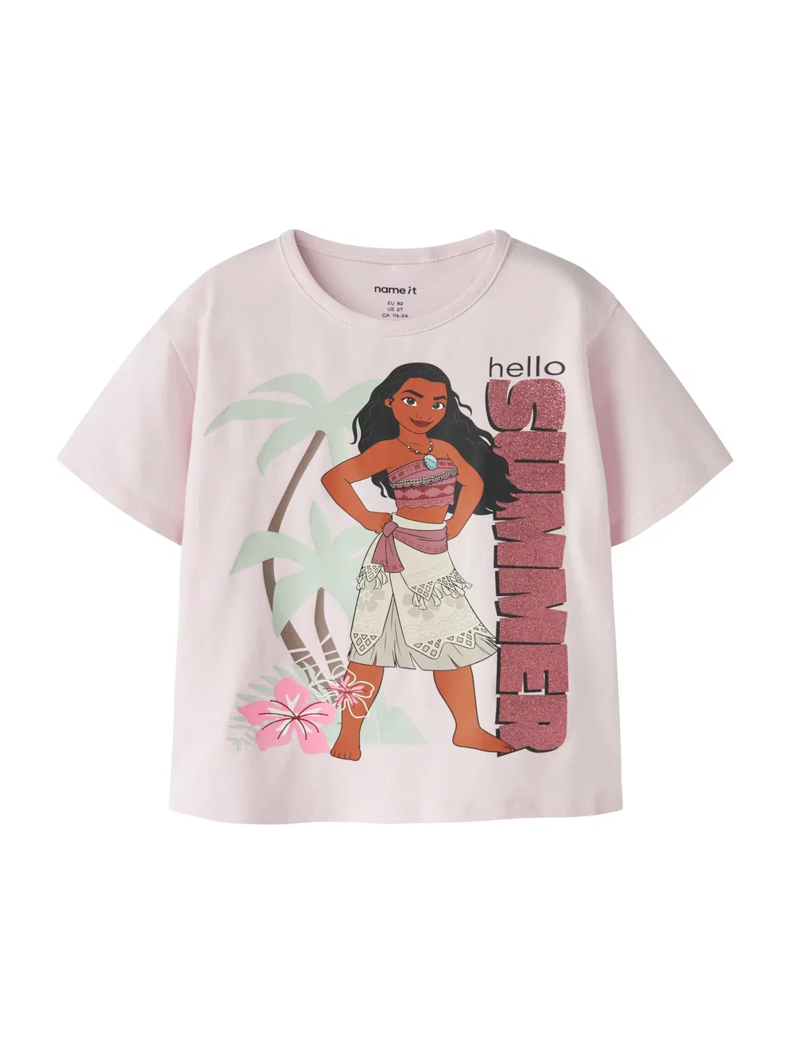 Футболка 'NMFMIDI MOANA' Name It, Rose/Rose