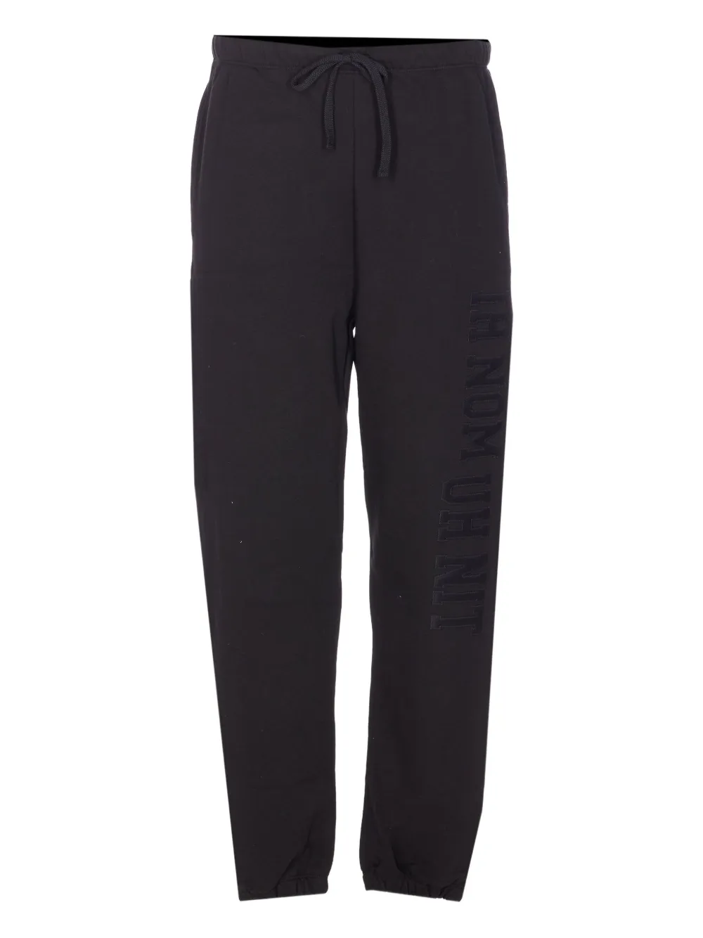 

Спортивные брюки с эластичной вставкой и нашивкой с логотипом Ih Nom Uh Nit, черный