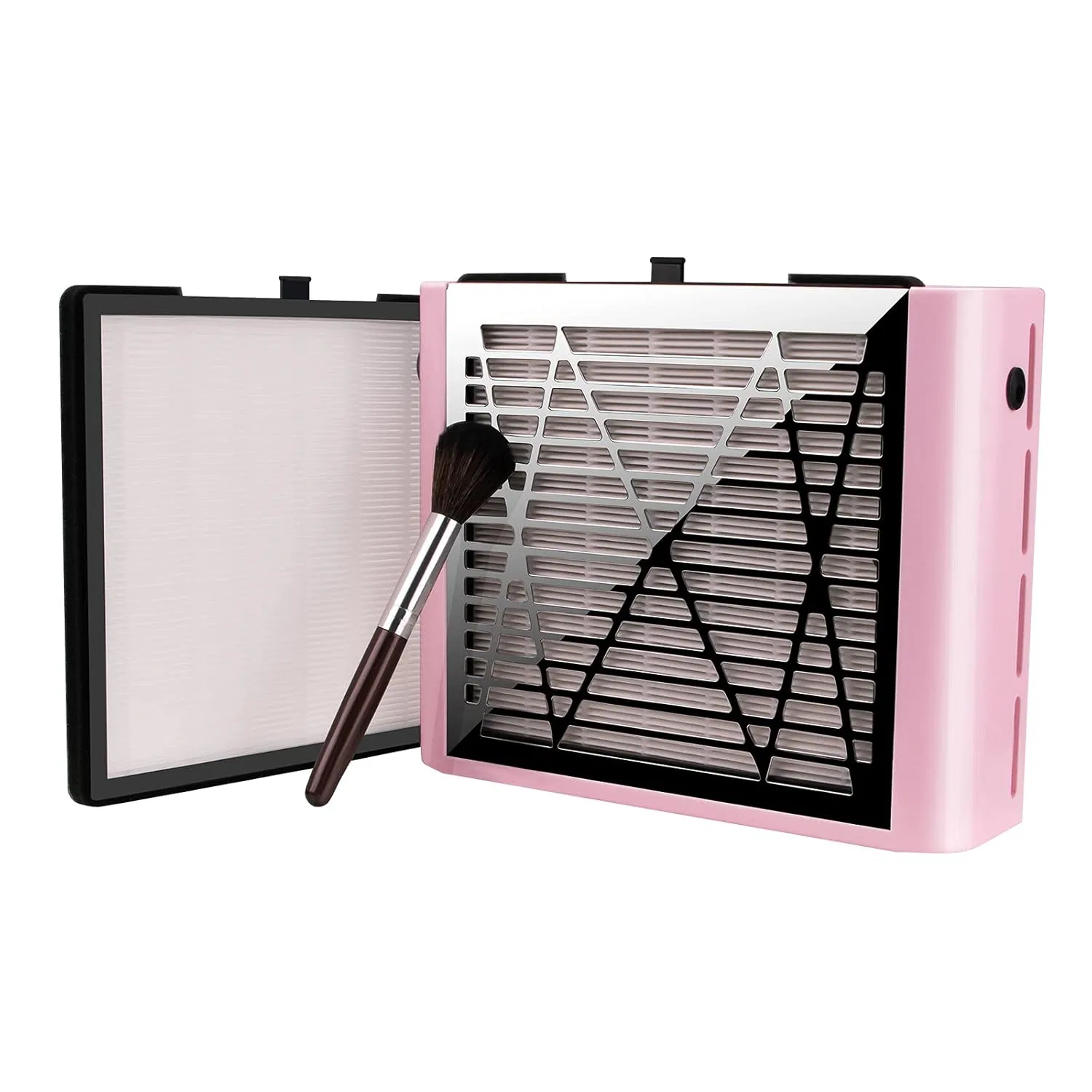 Пылесборник для ногтей BRANTMAKER 60 Вт с щеткой и 2 фильтрами Brantmaker, Pink