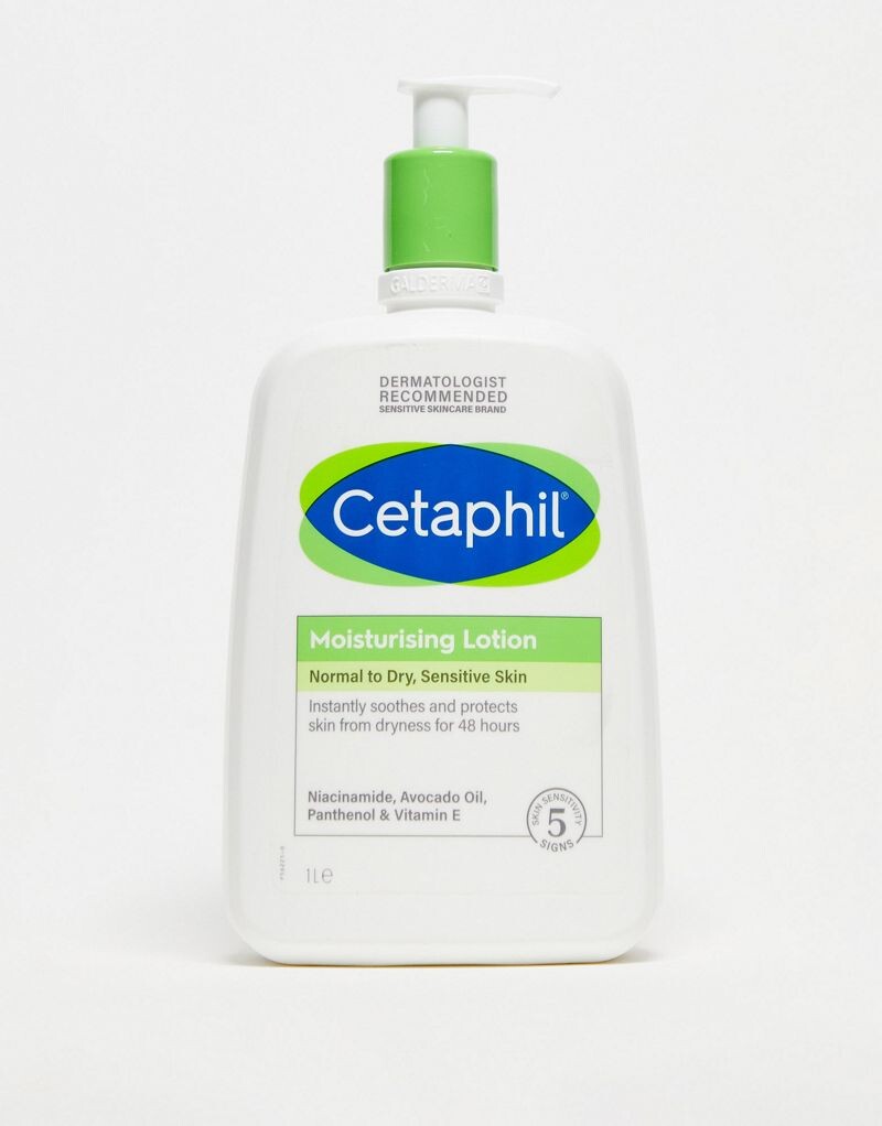 

Cetaphil – Увлажняющий лосьон для лица и тела, для нормальной и сухой чувствительной кожи, 1 л, BRAK KOLORU