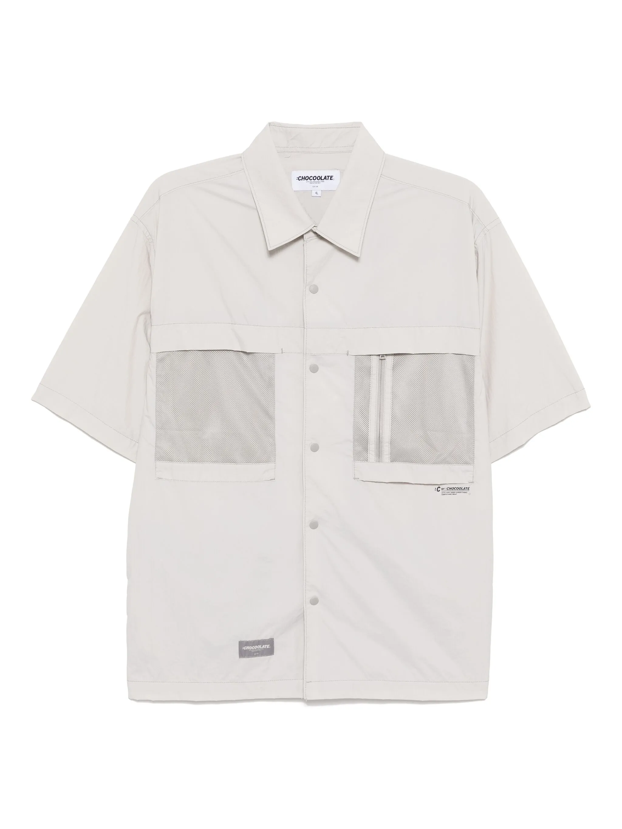 

Рубашка с короткими рукавами Chocoolate, серый