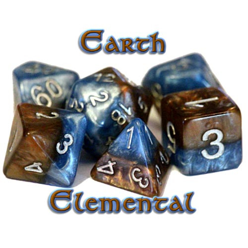 

Аксессуары Gate Keeper Games Halfsies Dice Set: Earth Elemental (7)