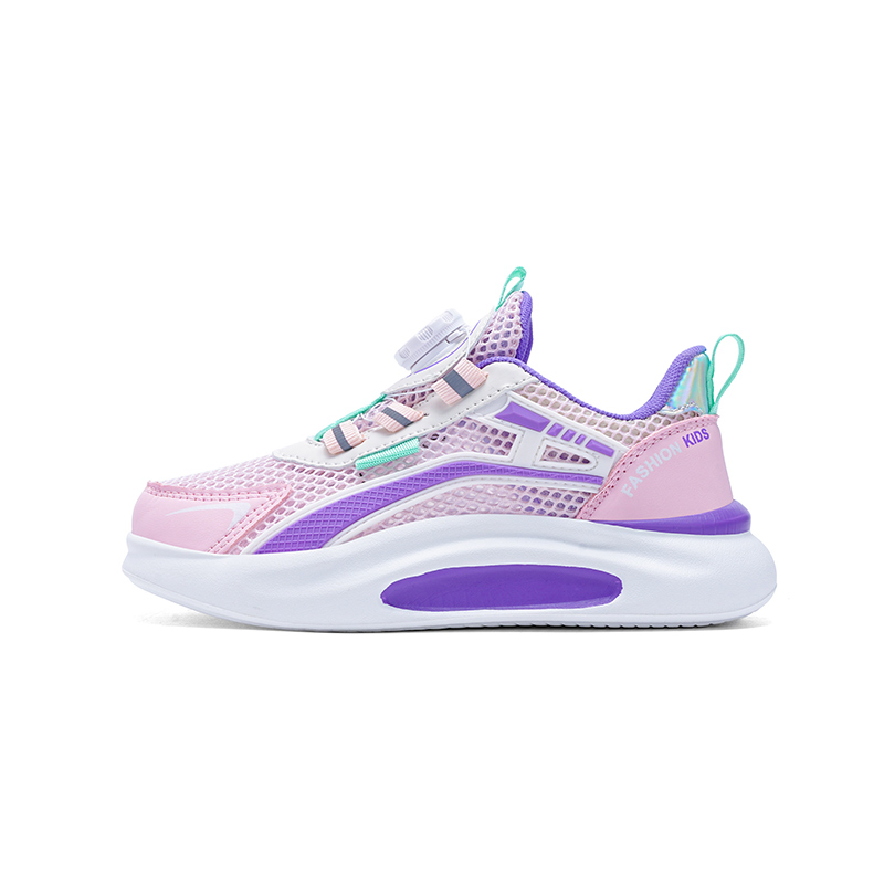 

Кроссовки для бега с низким верхом для детей с амортизацией, износостойкие, с отскоком, дышащие, легкие QIQUDUCK, розовый