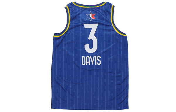 Футболка nba 2020 all star rookies sw fan edition chicago davis № 3 Nike, синий — фото 2