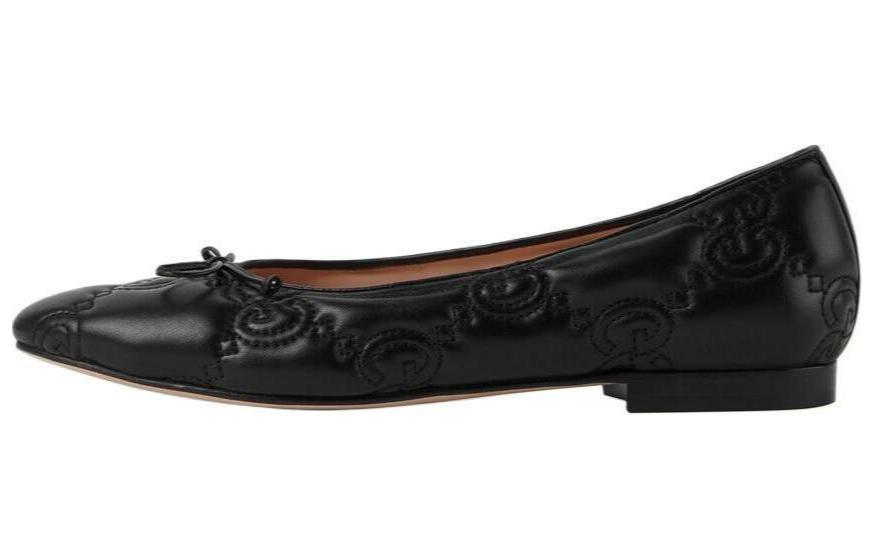 GUCCI Женские повседневные туфли GG Matelassé, черные