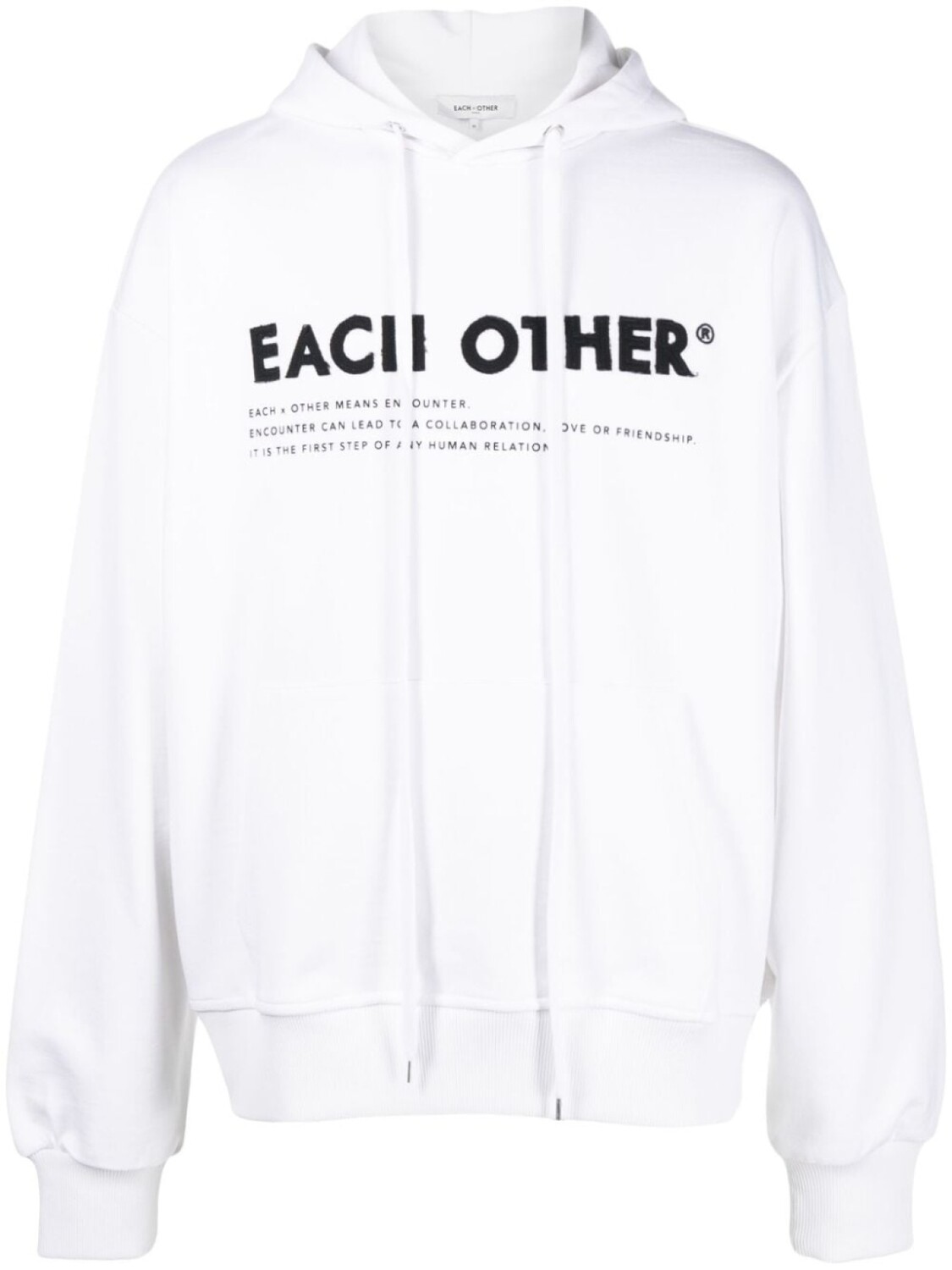 

Each X Other худи с логотипом, белый