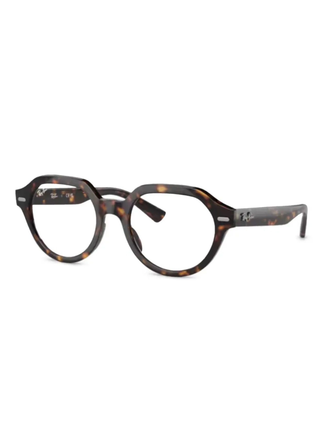 

Очки Ray-Ban в круглой оправе, коричневый