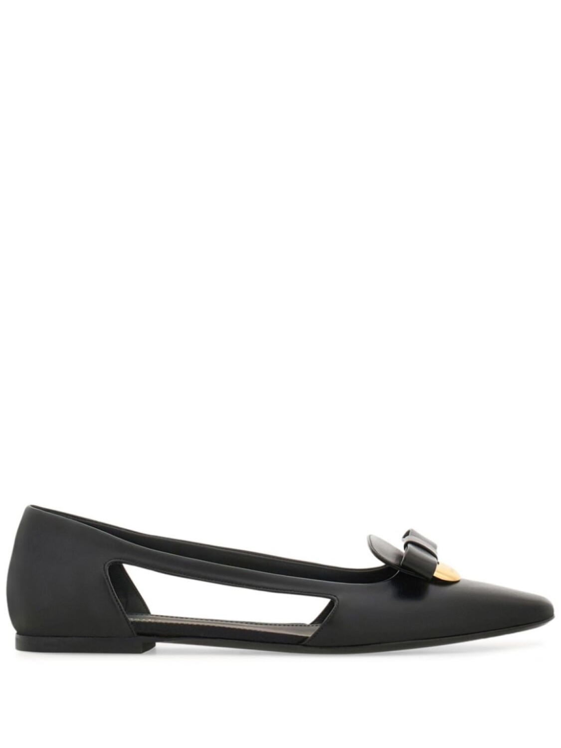 

Ferragamo балетки Drop Bow, черный