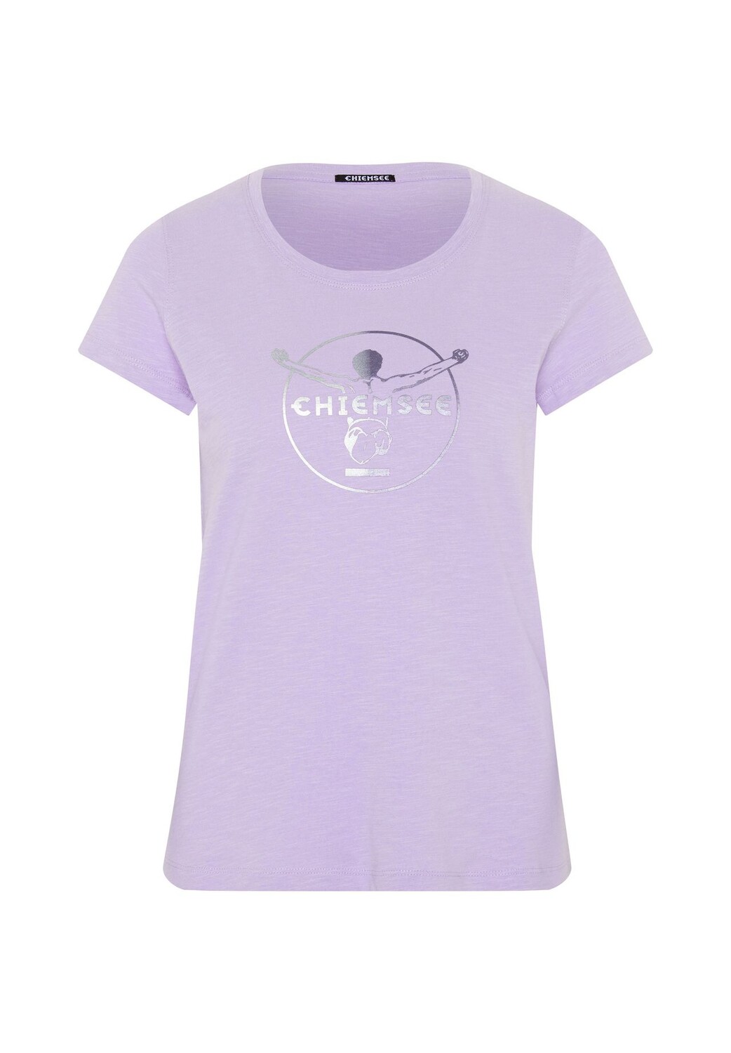 

Футболка с принтом спереди на джемпере CHIEMSEE, цвет Purple Rose