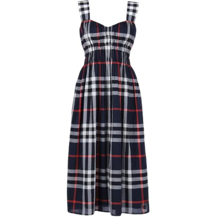 Платье Burberry без рукавов, Marine синий