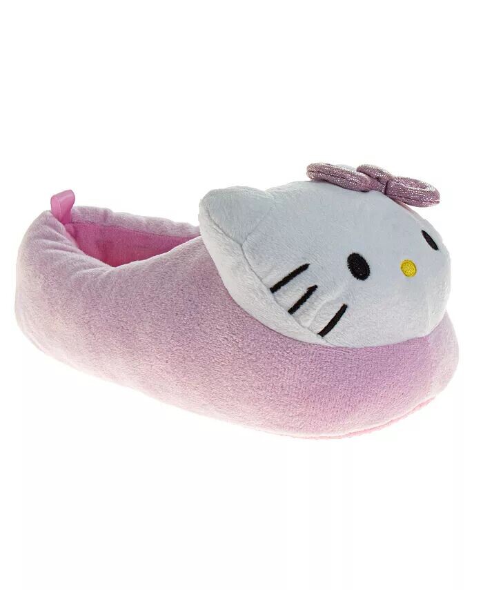 

Тапочки 3D для маленьких и больших девочек двух размеров Hello Kitty