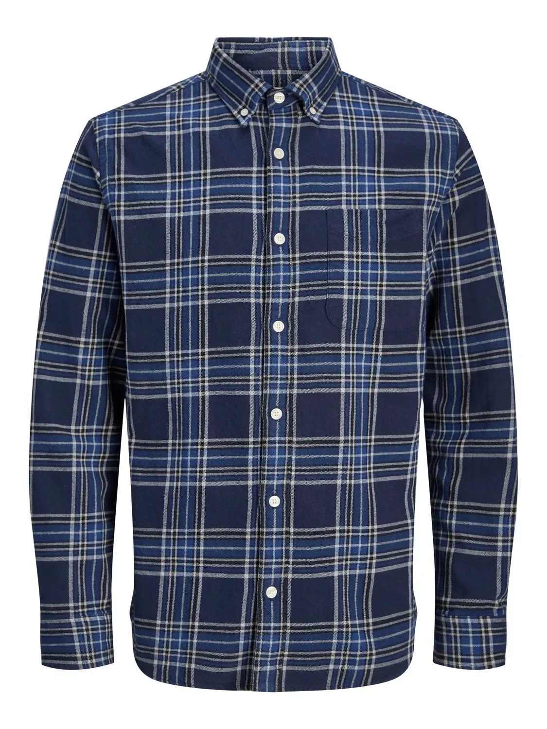 Рубашка из органического хлопка JACK & JONES Junior, темно-синий
