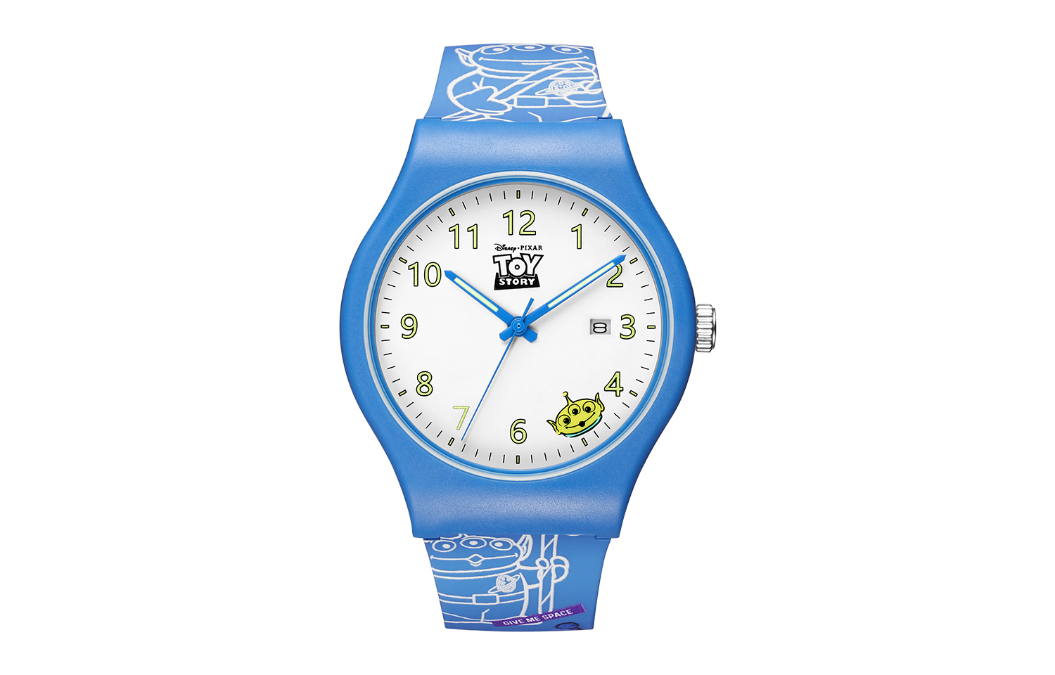 

Disney Часы Quartz Movement Silicone Strap Watch Unisex White Dial