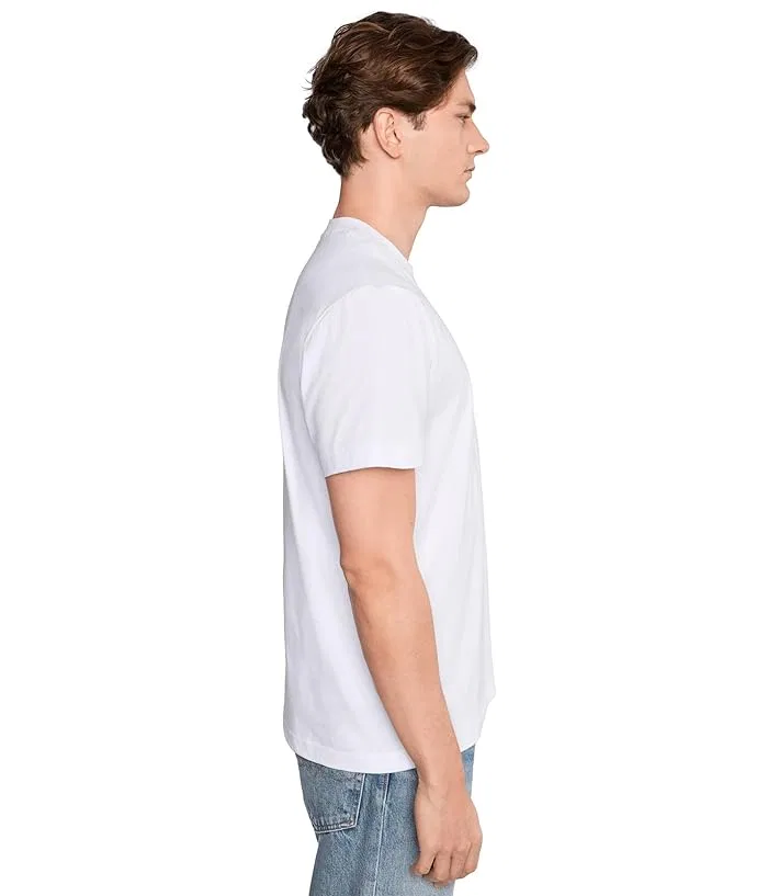 Футболка хлопковая с принтом Lacoste, White — фото 3