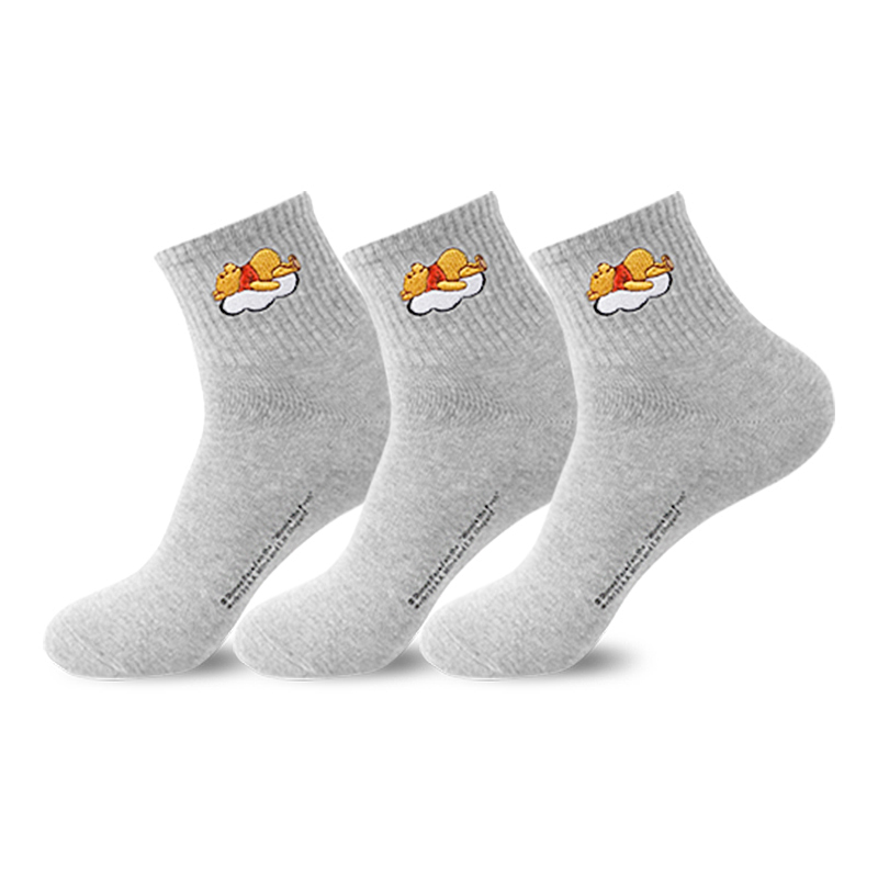 

Набор из 3 пар носков Winnie The Pooh Series Mid Calf Disney, серый