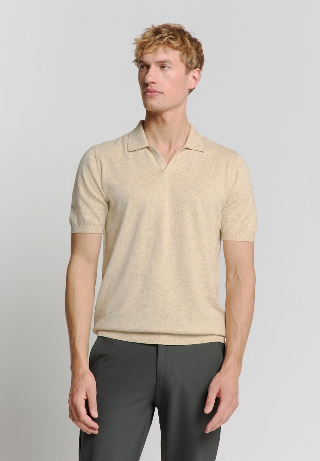 

Рубашка поло SHORT SLEEVE NO EXCESS, песочный