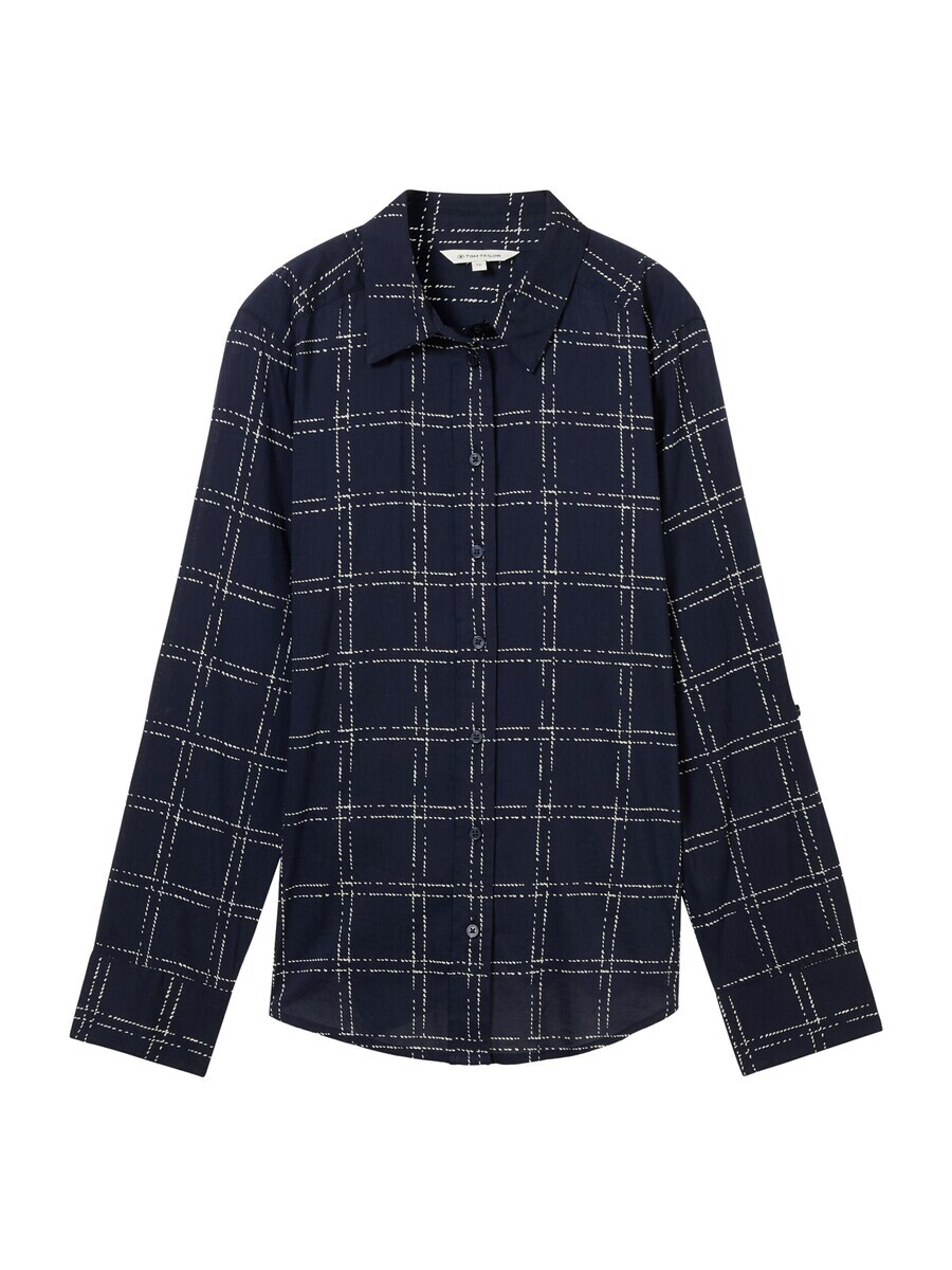 

Рубашка TOM TAILOR Blouse, темно-синий