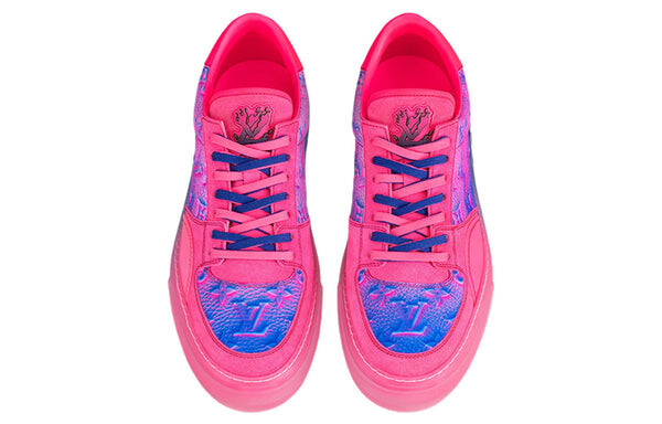 Кроссовки ollie richelieu sneakers 'pink' Louis Vuitton, розовый — фото 2