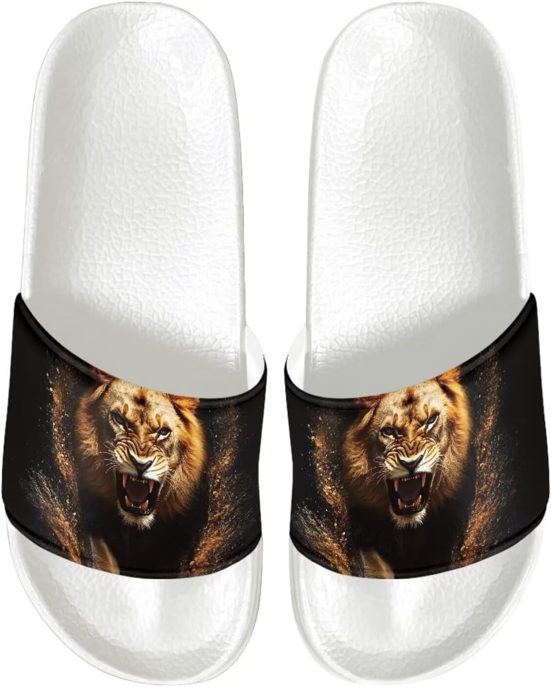 

Тапочки Vuriqeby для мужчин, слайдеры для пляжной вечеринки, классические дышащие шлепанцы на платформе для гостиной, размер 5-14, белая подошва