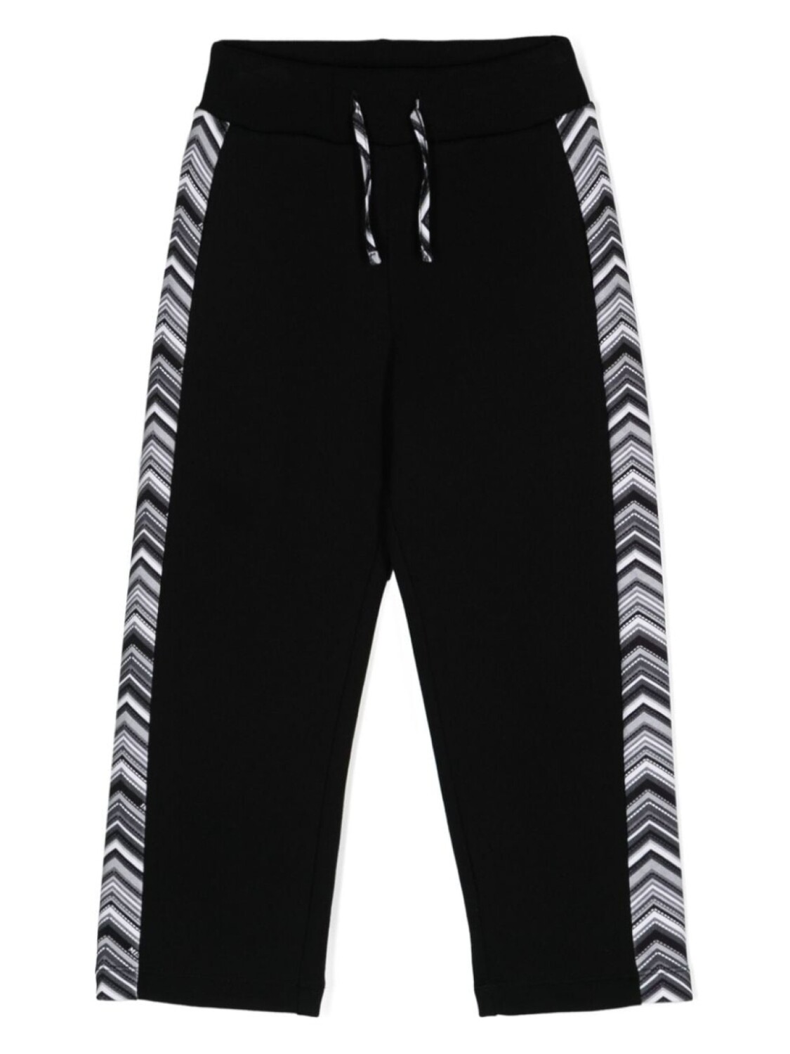 

Missoni Kids спортивные штаны с шевронным принтом, черный
