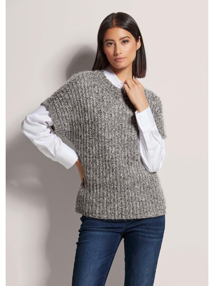 

MADELEINE Свитер с металлическим эффектом, цвет серый / кремовый / многоцветный