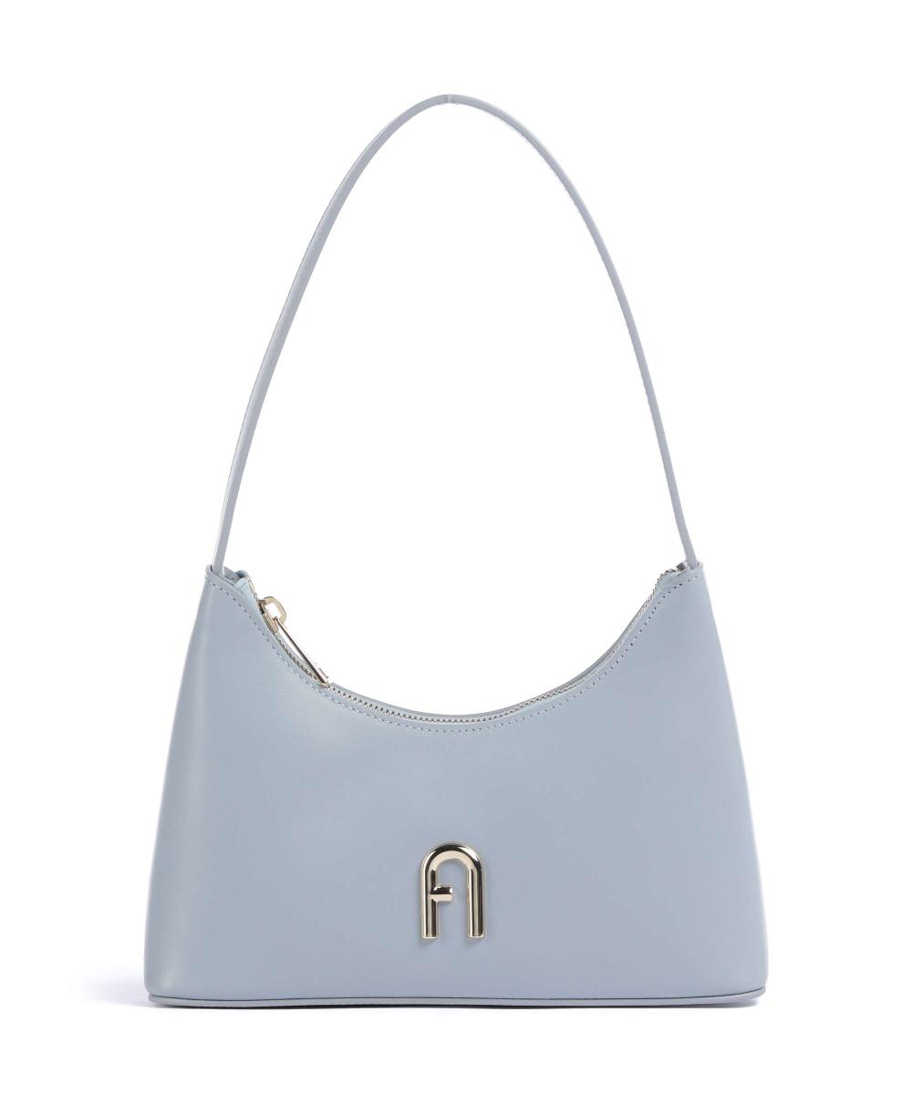 

Мини-Сумка на плечо Diamante из мелкозернистой кожи Furla, голубой