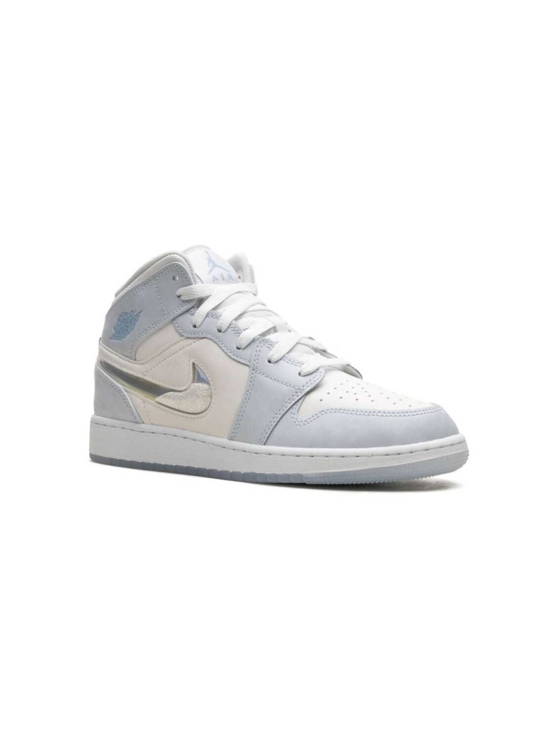 

Jordan Kids кроссовки Air Jordan 1 Mid SE Glitter Swoosh, синий