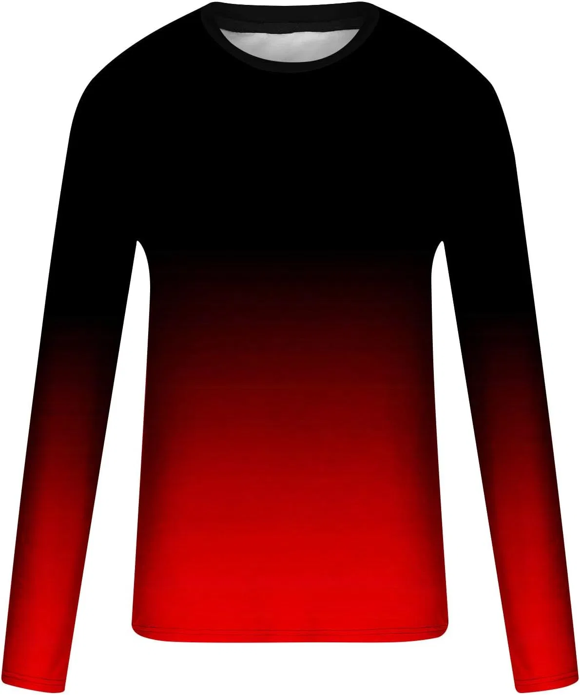 Мужская футболка с длинным рукавом Gradient Pullover, Polyester, Wine — фото 4