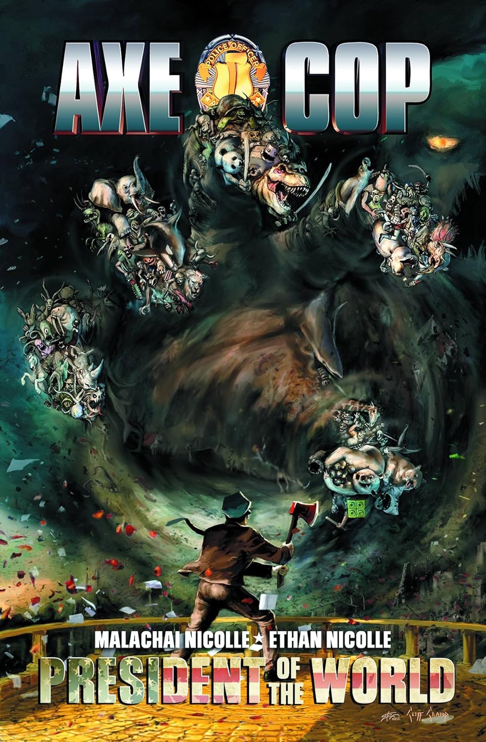 

Axe Cop: President of the World #3 (Dark Horse Comics)