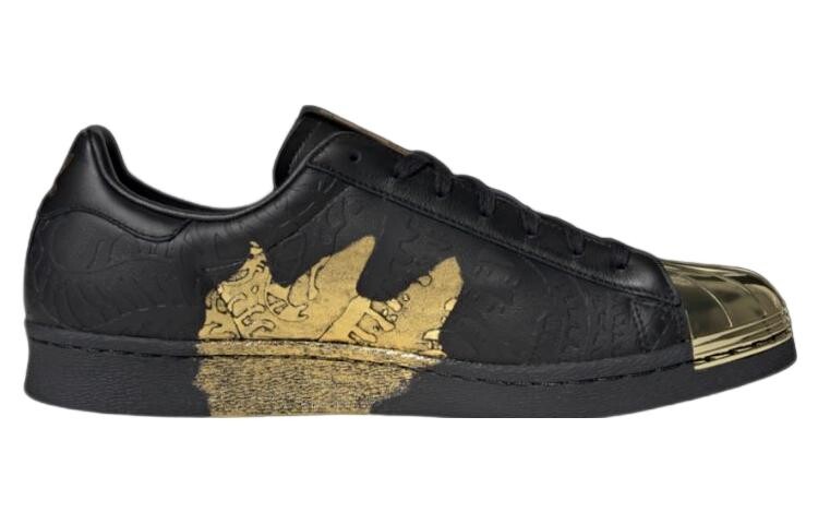 Кроссовки Adidas Originals Originals Superstar 80s X Han Meilin 'Black Gold' — фото 2