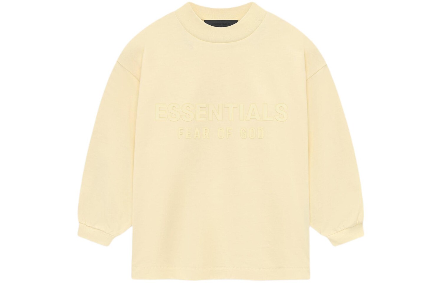 Детская футболка Fear Of God Essentials, желтый
