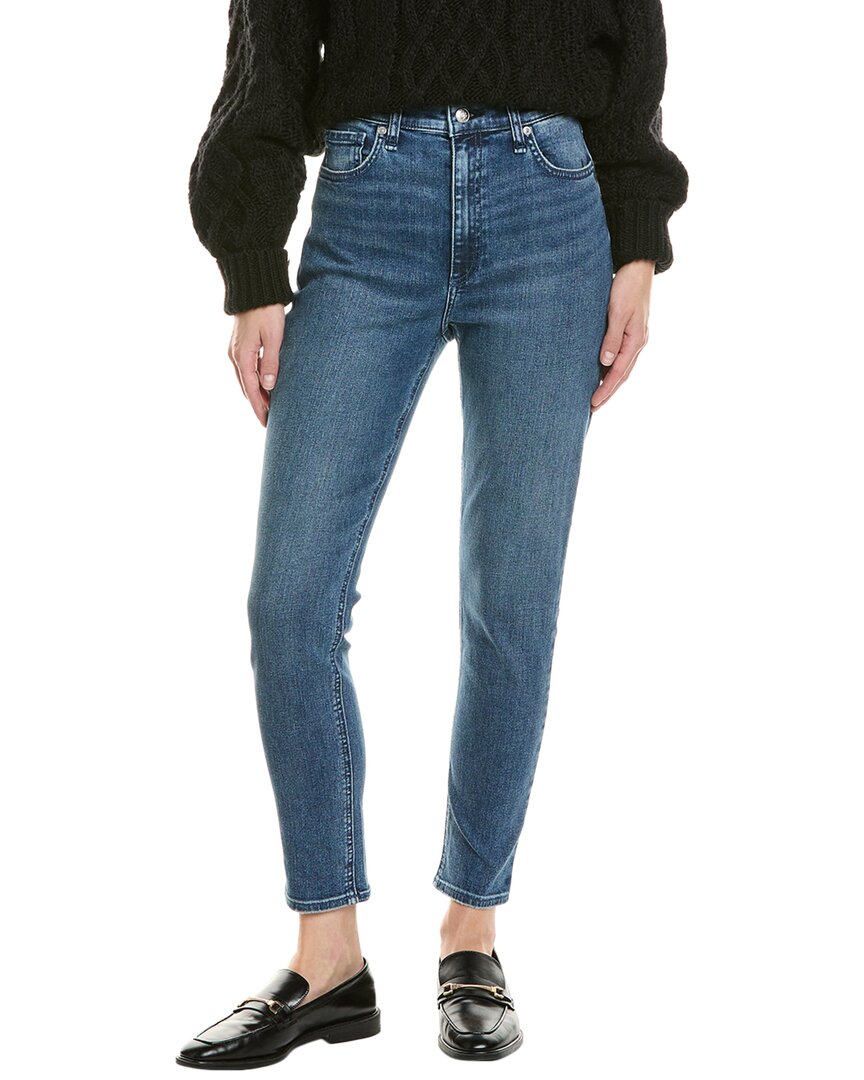 

Rag & bone Узкие джинсы Nina Rebecca с высокой посадкой и длиной до щиколотки, синий