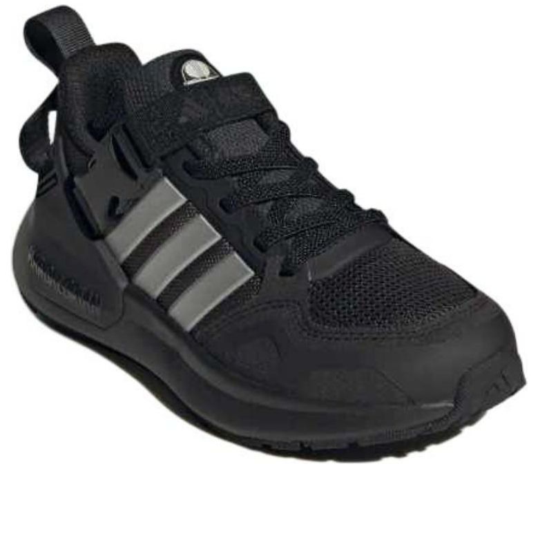 Кроссовки (GS) adidas The Mandalorian Runner 'Star Wars Carbon Silver Metallic Core Black', черный — фото 3