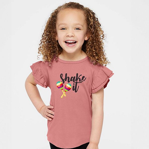 

Футболка с рукавами-фонариками Shake it maracas The Juniper Shop, Mauve