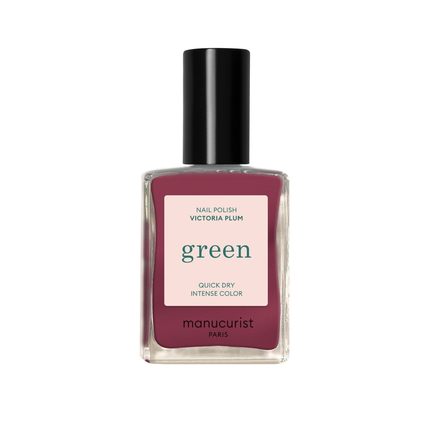 

Лак для ногтей green quick dry Manucurist, #843e48 - victoria plum, объем 15 мл