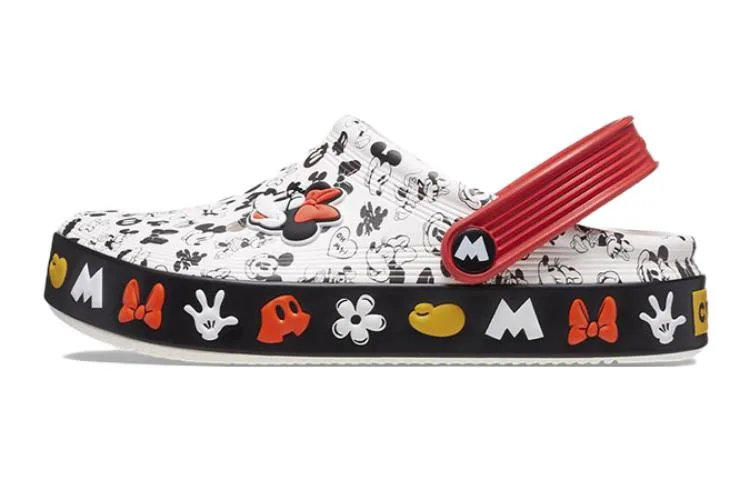 Crocs Детские сандалии White Black Kids'