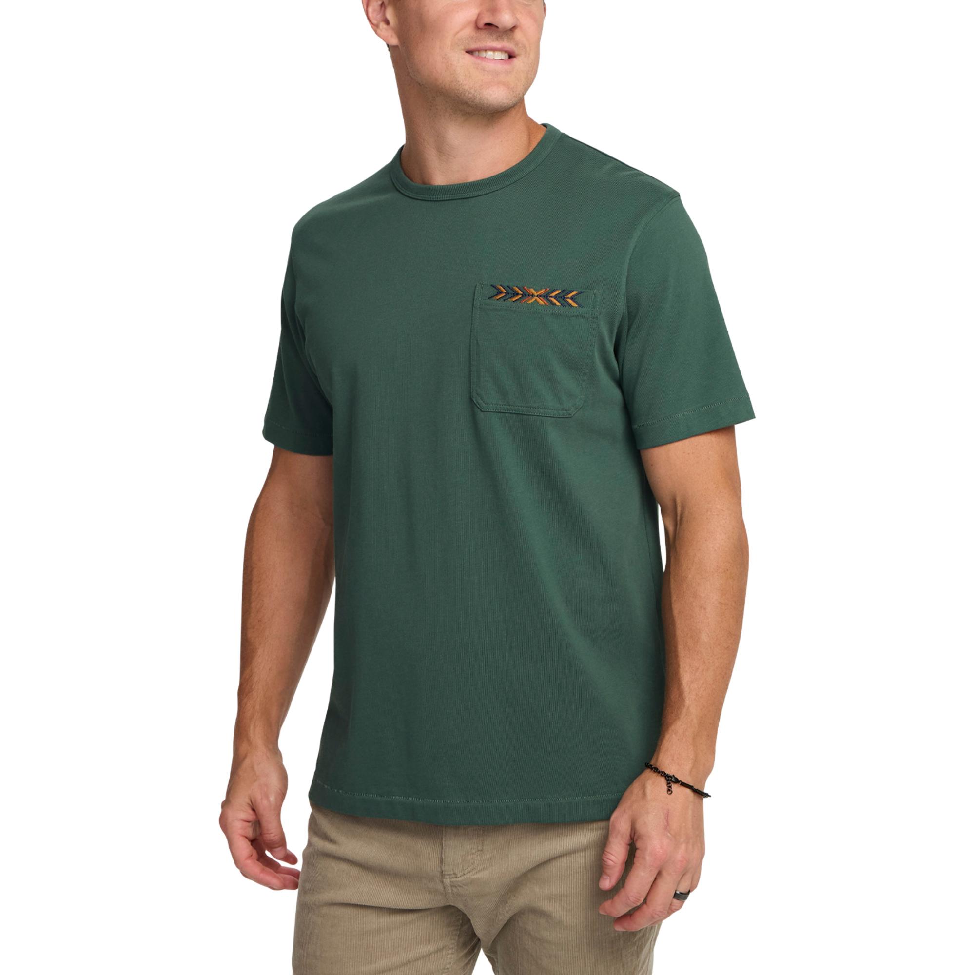 

Мужская футболка Spectrum с карманом Howler Brothers, Fern Green, Зеленый, Мужская футболка Spectrum с карманом Howler Brothers, Fern Green