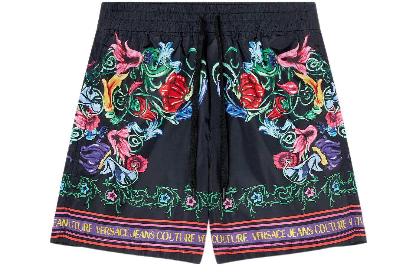 

VERSACE JEANS COUTURE Повседневные шорты мужские черные