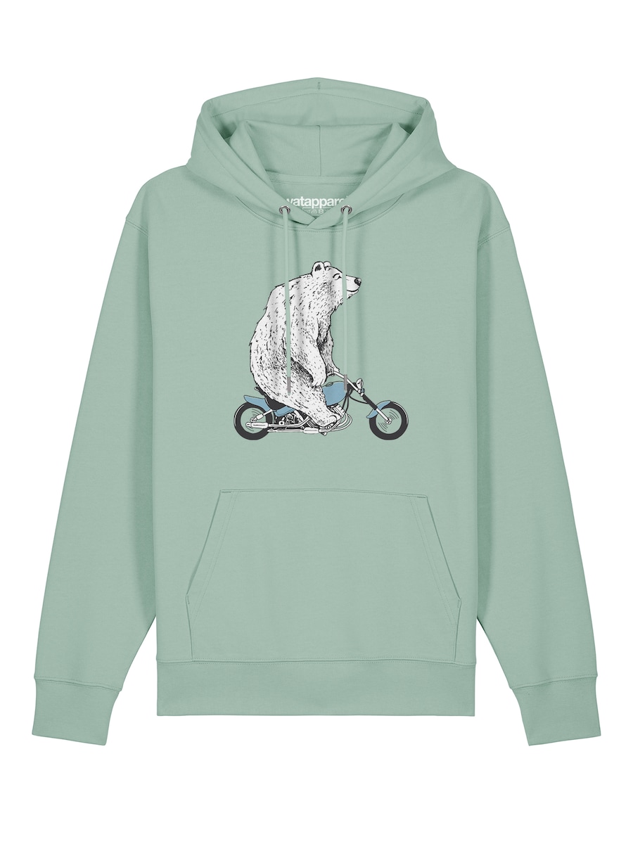 

Толстовка Watapparel Bär auf Bike, мятный
