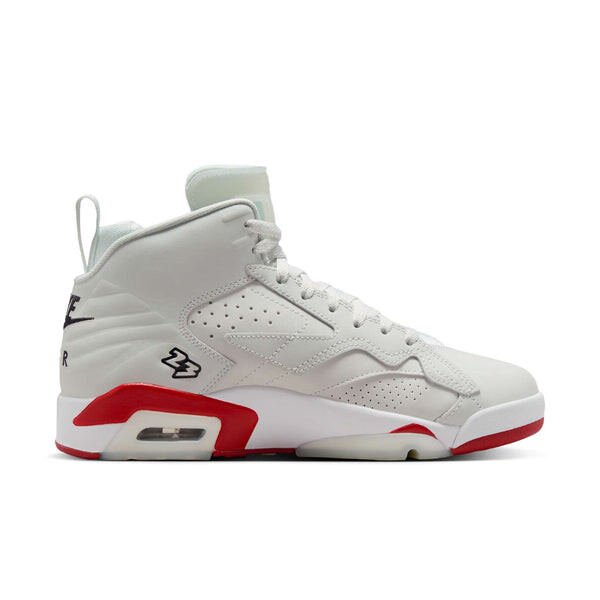 Кроссовки jumpman 'mvp off white gym red white black' Air Jordan, белый — фото 2