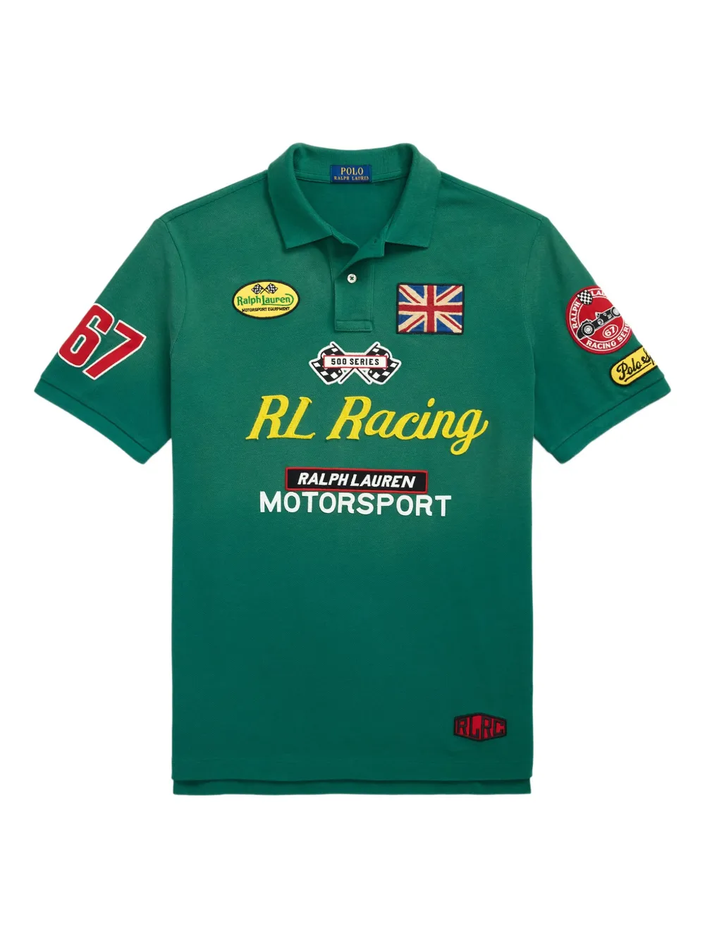 

Рубашка поло с логотипом POLO RALPH LAUREN, зеленый