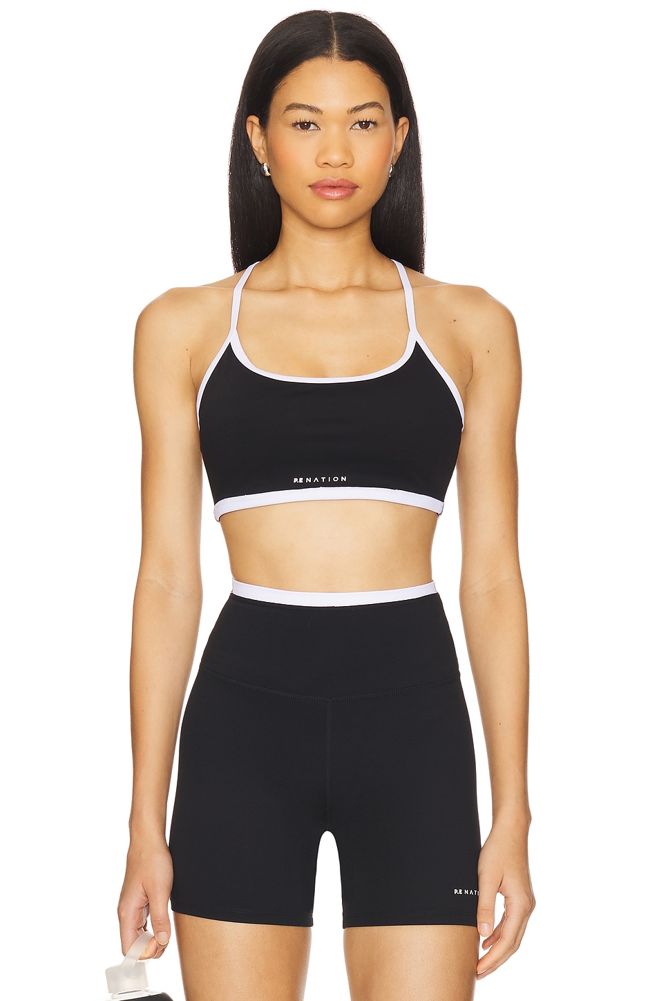 

Спортивный бюстгальтер Fundamental P.E Nation, black & optic white