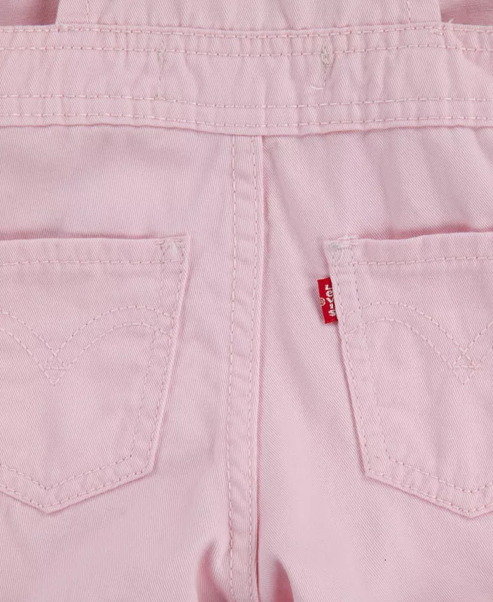 Детские комбинезоны с завязками Baby Girl's Knot Strap Shortalls Levi's, красный — фото 3