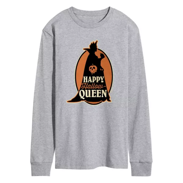 

Мужская футболка Happy Hallowqueen с длинным рукавом Disney, серый